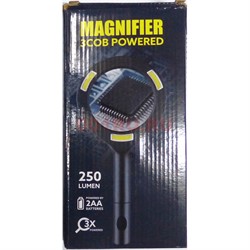 Лупа ручная Magnifier 3X с подсветкой - фото 171237
