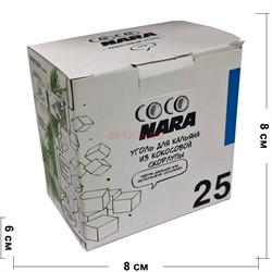 Уголь кокосовый Coco Nara 25 мм 250 гр 18 кубиков (Индонезия) - фото 171484