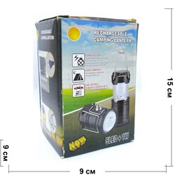 Кемпинговый светильник-фонарь перезаряжаемый 5LED+1W - фото 171626