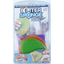Набор щеток-губок универсальных силиконовых Better Sponge 60 шт/кор - фото 172433
