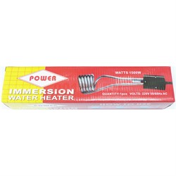 Электрокипятильник POWER 1500W Immersion water heater 180 шт/кор - фото 172458