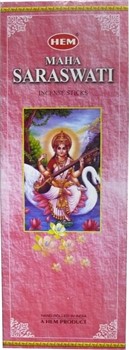 Благовония HEM Maha Saraswati (Маха Сарасвати) 6шт/уп, цена за уп - фото 172690