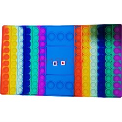 Игра попит пупырка прямоугольная с костями 19x32 см - фото 172981