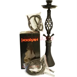 Кальян на 2 трубки (B1999R) черный 57 см - фото 173190