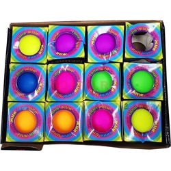 Игрушка мячик антистресс «тяни, жми, мни» 12 шт/уп - фото 173265