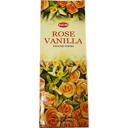 Благовония HEM "Rose Vanilla" цена за упаковку из 6 тубусов - фото 173458