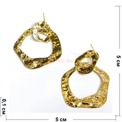 Серьги (KL-08) под золото - фото 174427