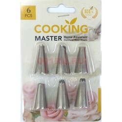 Набор для декорирования (5571) cooking master 6 насадок 300 уп/кор - фото 175547