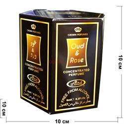 Масляные духи Al-Rehab «Oud & Rose» 6 мл масло парфюмерное 6 шт/уп - фото 175972