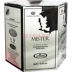 Масляные духи Al-Rehab «Mister» 6 мл мужские 6 шт/уп - фото 176104