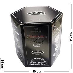 Арабские масляные духи Al-Rehab 6 мл «Champion Black» без спирта 6 шт/уп - фото 176192
