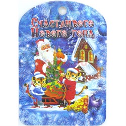 Доска разделочная (микс) Тигр Символ 2022 года - фото 176477