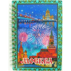 Блокнот Москва с деревянным корпусом 14 см - фото 176618