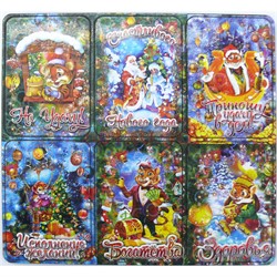Магнит 13 см Тигр Символ 2022 года 6 шт/уп - фото 177092