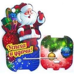 Подставка для телефона Успеха и удачи 20 см деревянная Тигр Символ 2022 года - фото 177118
