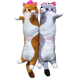 Мягкая игрушка подушка Кот длинный 110 см - фото 177294