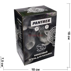 Уголь кокосовый для кальяна Panter 25 мм 72 кубика 1 кг - фото 178421