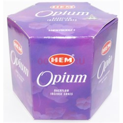 Благовония HEM конусы Опиум - фото 179083