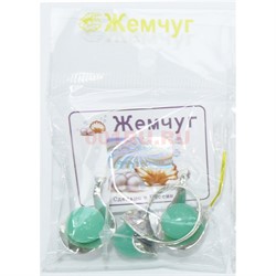 Набор 2-в-1 сережки и кольцо (Г-18529) из нефрита - фото 181674