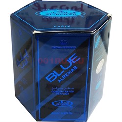 Арабские масляные духи Al-Rehab 6 мл «Blue Alrehab» без спирта 6 шт/уп - фото 182335