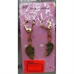 Брелок набор из 2 шт (KY-1681) сердце best friends 12 шт/упаковка - фото 182453