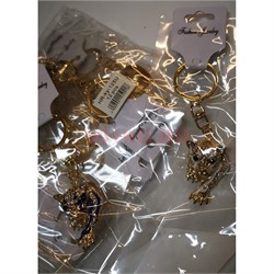 Брелок со стразами (KY-125U) тигр крадется 12 шт/упаковка - фото 182495