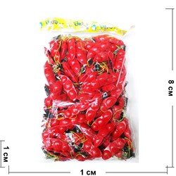 Игрушка подвеска брелок антистресс Горошки красные Игра в Кальмара 100 шт/уп - фото 182728
