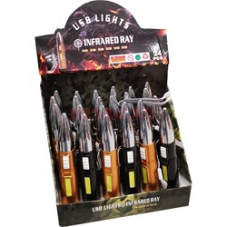 Фонарик "пуля" светодиодный с USB зарядкой 24 шт/блок - фото 183499