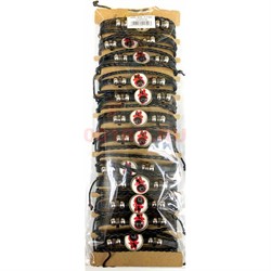 Браслет кожаный (BR-1790) Игра в кальмары 12 шт/упаковка - фото 183806