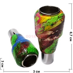 Трубка-пробка на бутылку цветная 6,7x3 см - фото 184406