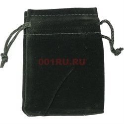 Чехол подарочный замша 30x40 см черный 25 шт/уп - фото 185024