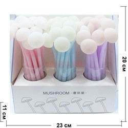 Ручка (6903) шариковая Mushroom Грибы 48 шт/упаковка - фото 185305