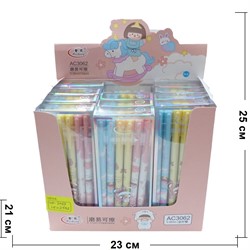 Ручка (GK-3062) Девочка шариковая 12 шт/уп - фото 185369