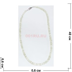 Бусы (размер бусины 0,1x0,6x0,6) из хрусталя 40 см - фото 186300