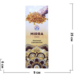 Благовония Mirra индийские OMTiRTH India 6-гранники - фото 186538