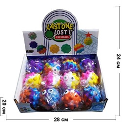 Мячик светящийся антистресс 12 шт/уп Last One Lost Pressball - фото 186608