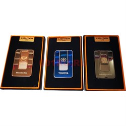 Зажигалка USB логотипы авто прямоугольная спиральная - фото 186655