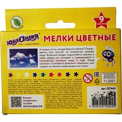 Мелки цветные 9 штук цена за 42 упаковки - фото 186721