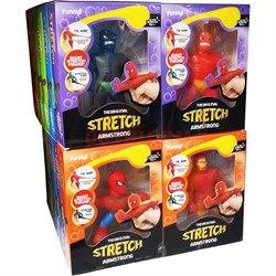 Игрушка стретч Супер герои Armstrong 12 шт/уп - фото 186761