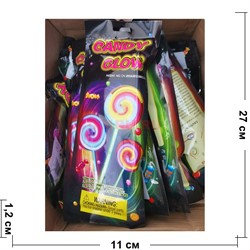 Игрушка светяшка в виде леденца Candy Glow - фото 186857