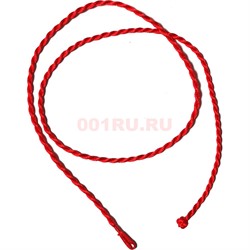 Нитка красная (гайтан, подвеска) 47 см 100 шт/упаковка - фото 187553