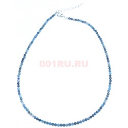 Бусы 45 см содалит граненый (размер бусин 0,3x0,3 см) - фото 187635
