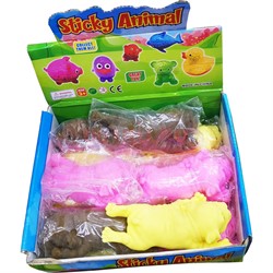 Игрушка Мопсы антистресс сквиши мялка 12 шт/упаковка - фото 187773