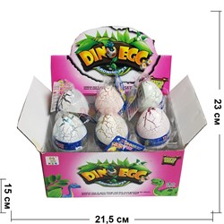 Яйцо Dinoegg с растущим динозавром внутри 6 шт/упаковка - фото 187922