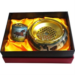 Набор подарочнй Пепельница настольная и зажигалка - фото 188809