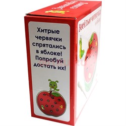 Игрушка Веселые червячки в яблоке - фото 189171