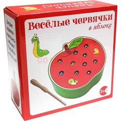 Игрушка Веселые червячки в яблоке - фото 189174