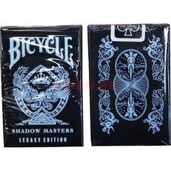 Карты для покера Bicycle Shadow Masters 100% пластик 54 карты - фото 189882