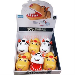 Игрушка Коровка кусающаяся с зубами 6 шт/упаковка - фото 190052