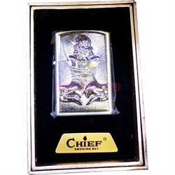 Зажигалка бензиновая Chief «девушка» - фото 190344